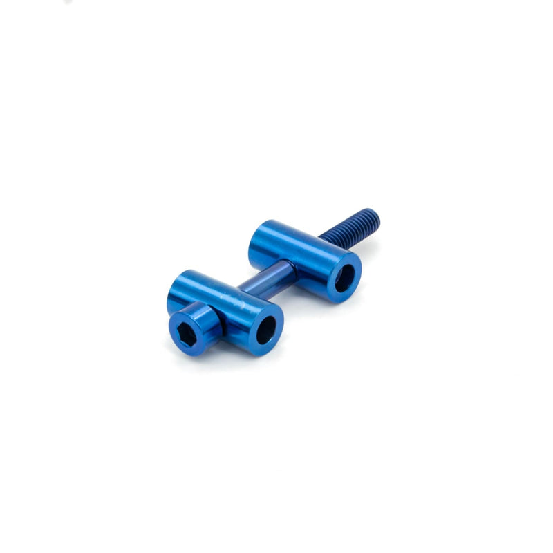 JDC-TI-TIALQ-CLAMP-BLUE titanium hardware