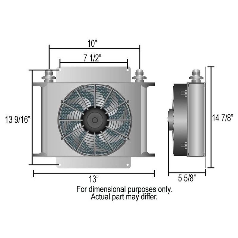 Derale Hyper-Cool Extreme Remote Cooler | Universal - Transmission Coolers