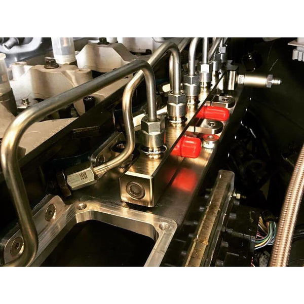 Exergy Billet 6.7 Dual Feed Fuel Rail | 07.5-18 Cummins - Fuel System Accessories
