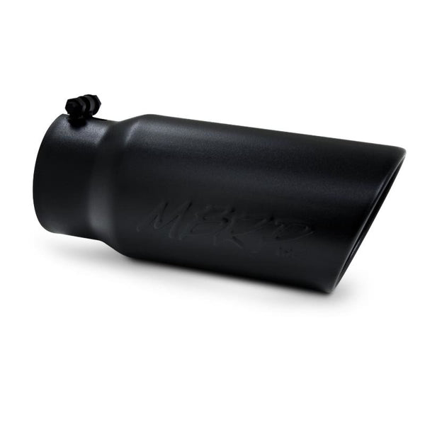 MBRP Black Exhaust Tips | Universal - 4X5X12 Single Wall - Exhaust Tips