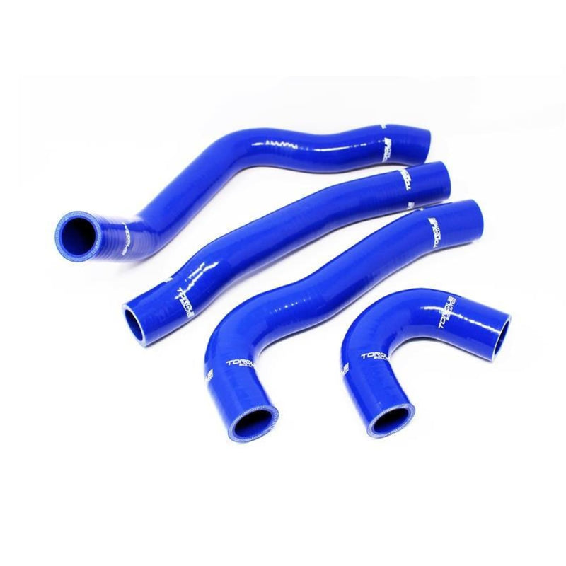 Torque Solution Silicone Radiator Hose Kit | 08-15 Evo X - Blue - Coolant Hoses & Pipes