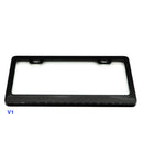 JDC Dry Carbon Fiber License Plate Frames (Gloss, Matte, & Forged)