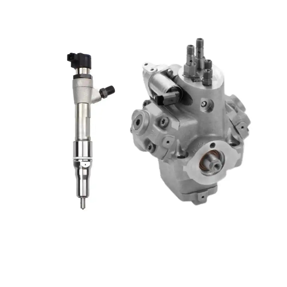 Diesel fuel injector and pump assembly.