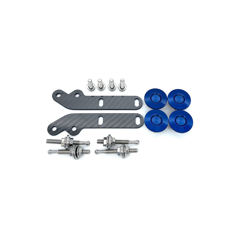 JDC-BQRK-VTX-CF-BLUE-SS Bumper Quick Release