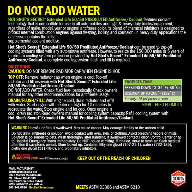 HSS-GRN150KHD Antifreeze