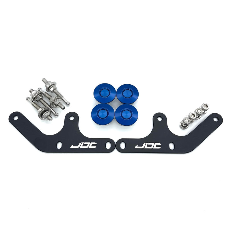 EVOX-BQR-DB-BLUE-SS Bumper Quick Release