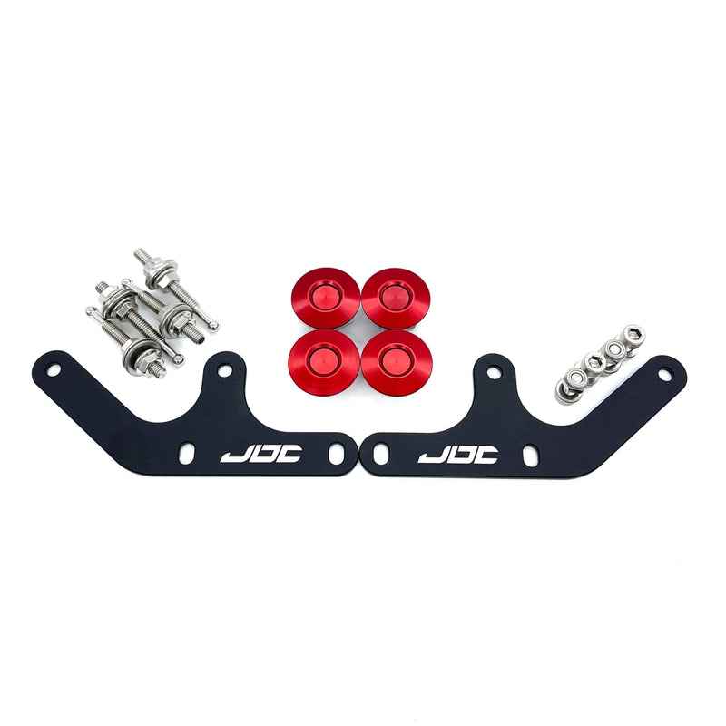 EVOX-BQR-DB-RED-SS Bumper Quick Release