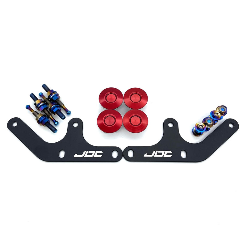 EVOX-BQR-DB-RED-TI Bumper Quick Release