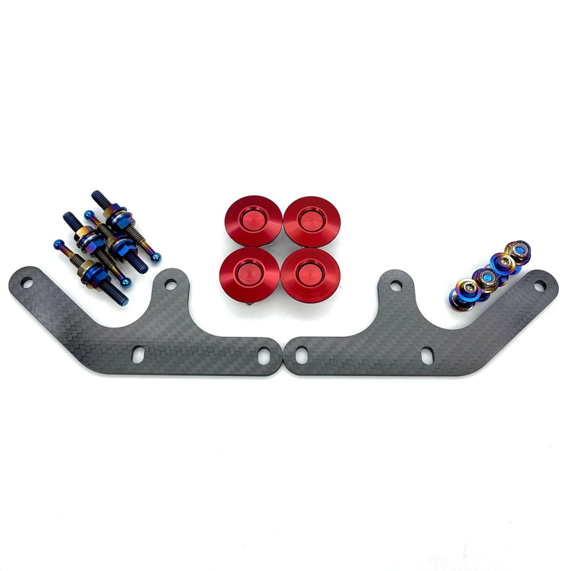 EVOX-BQR-DCF-RED-TI Bumper Quick Release