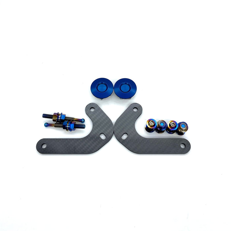 EVOX-BQR-SCF-BLUE-TI Bumper Quick Release