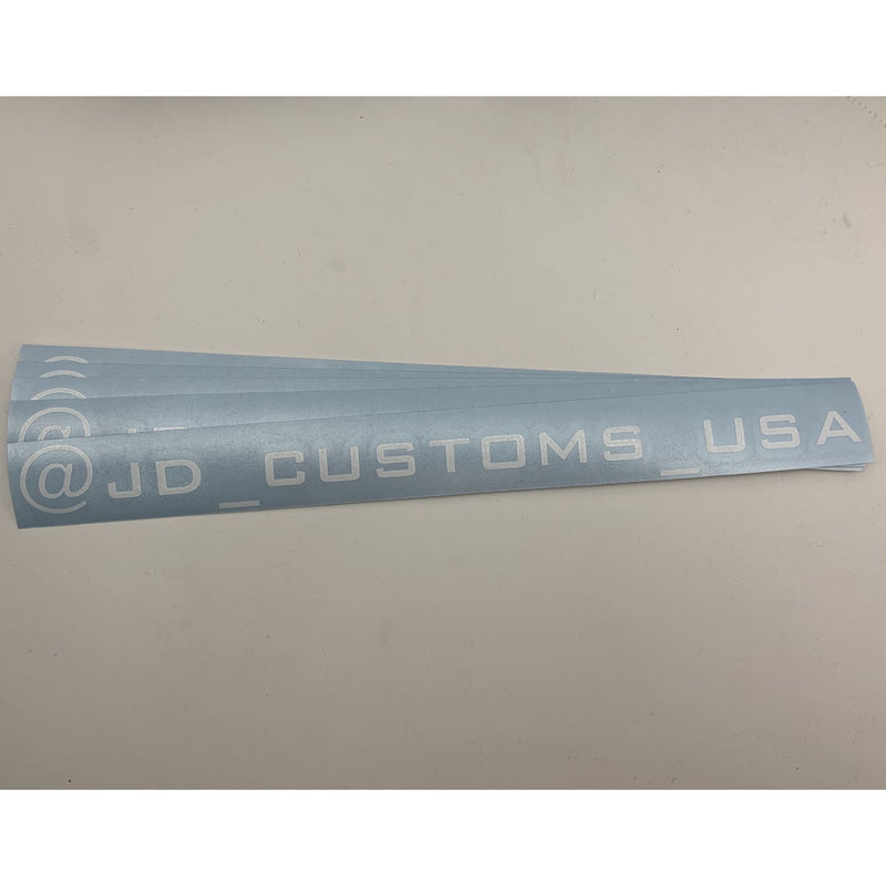 JDC Vinyl Instagram Sticker - JD Customs U.S.A