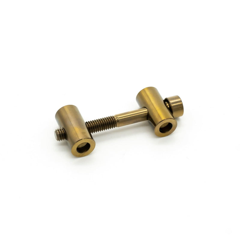 JDC-TI-TIALQ-CLAMP-GOLD titanium hardware