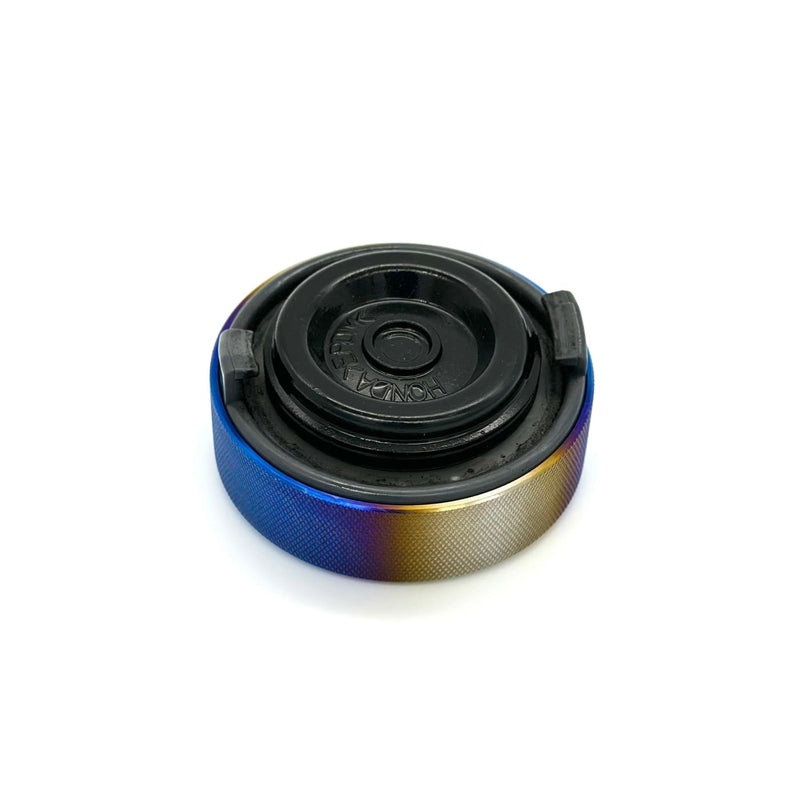 titanium oil cap