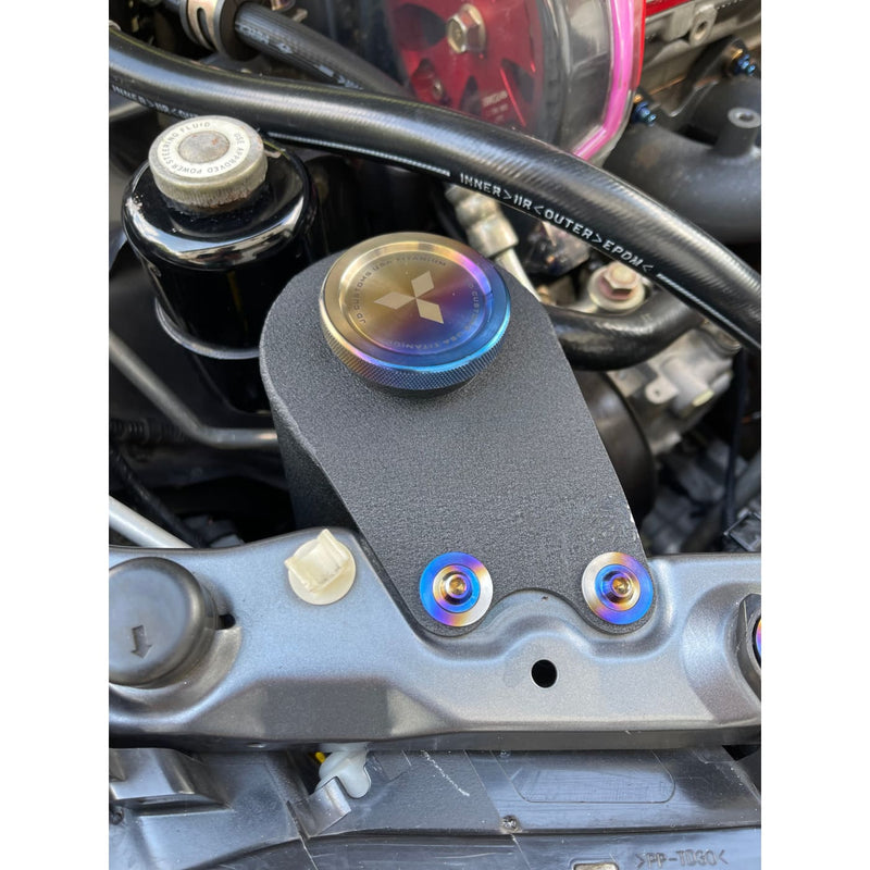 titanium oil cap