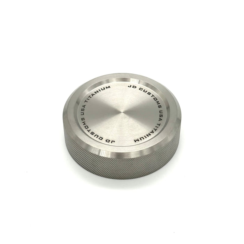 titanium oil cap