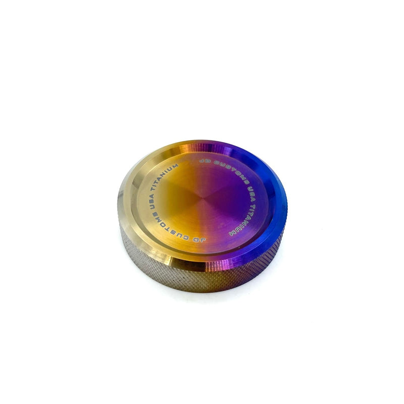 JDC-TI-EVO89-ACDCAP titanium oil cap