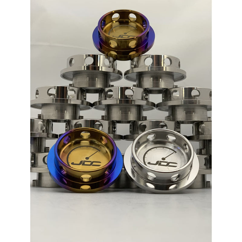 JDC Titanium Oil Cap (Evo 4-9) World's first titanium oil cap for Evo 4-9! - JD Customs U.S.A