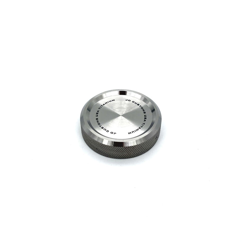 JDC-TI-EVOX-PSCAP-BRNT-NL titanium oil cap