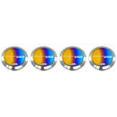 JDC-TI-WEWC-FLT + W120186*4 Titanium Wheel Center Cap