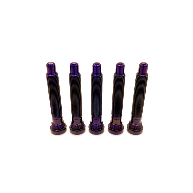 JDC-TI-WS-1.5-PURP-5 Wheel Studs