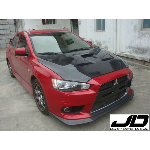 JDC-EVOX-CFBSH-2x2 Carbon Fiber hood