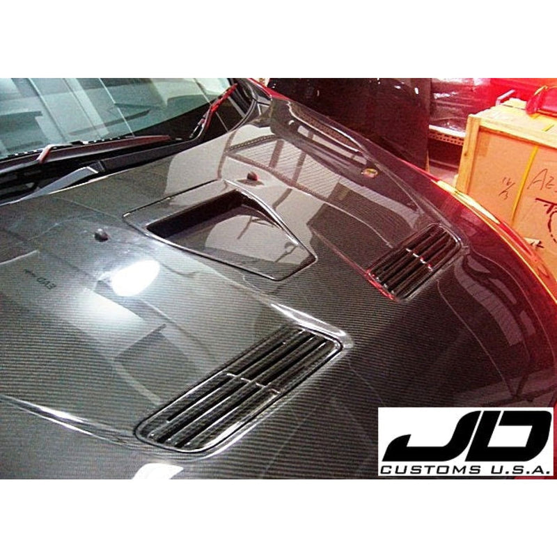 JDC-EVOX-CFEOEH-2x2 Carbon Fiber hood