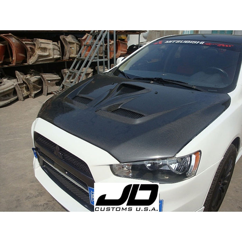 JDC-EVOX-CFVTXH-2x2 Carbon Fiber hood