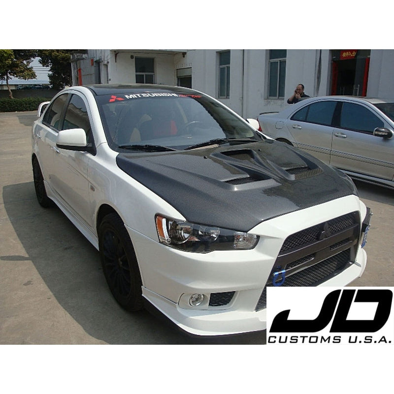 JDC-EVOX-CFVTXH-2x2 Carbon Fiber hood