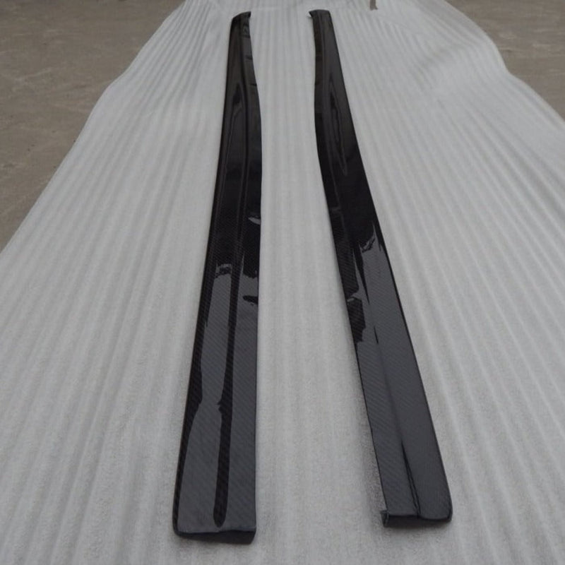 JDC Carbon Fiber Side Skirt Extensions (2003-2006 Mitsubishi Lancer Evolution) - JD Customs U.S.A