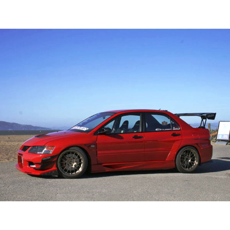 JDC Voltex Style Side Skirts 2001-2006 Mitsubishi Lancer Evolution 7-9 - JD Customs U.S.A