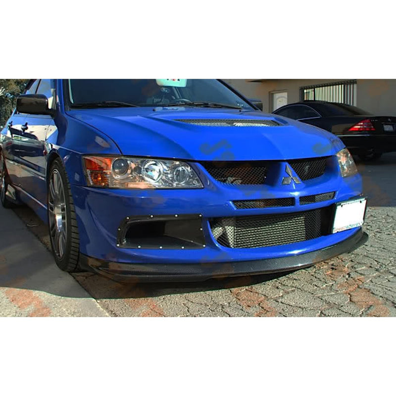 JDC Do-Luck Style Carbon Fiber Front Lip (2003-2005 Mitsubishi Lancer Evolution) - JD Customs U.S.A