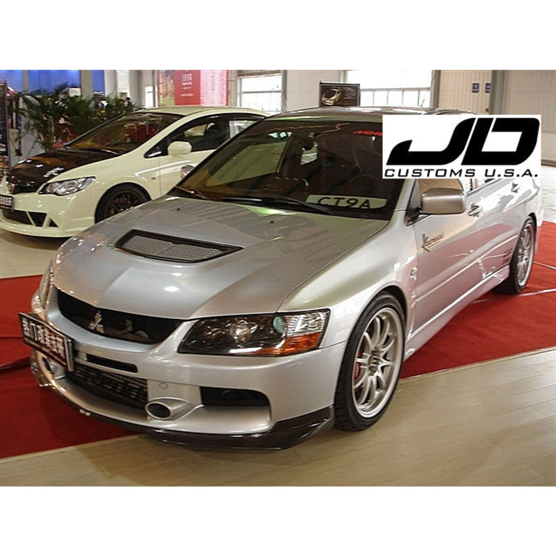 JDC-EVO8-CFOEFL-2x2 Front Lip