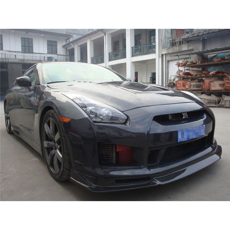 JDC LP Style Carbon Fiber Front Lip (2008-2011 Nissan GT-R) - JD Customs U.S.A