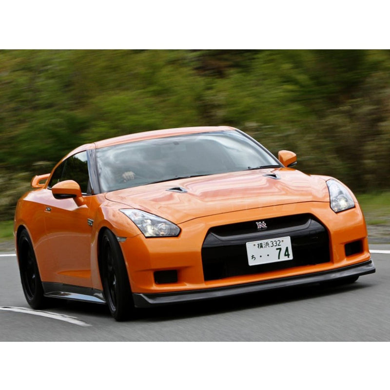 JDC Zele Style Carbon Fiber Front Lip (2009-2011 Nissan GT-R) - JD Customs U.S.A