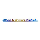 JDC Titanium "Evolution SSL" Trunk Badge | Mitsubishi Evo 8/9