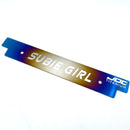 JDC Titanium Front License Plate Delete Kit | Subaru Applications/Universal