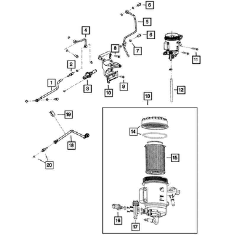 MOP-68157291AA Fuel Filters