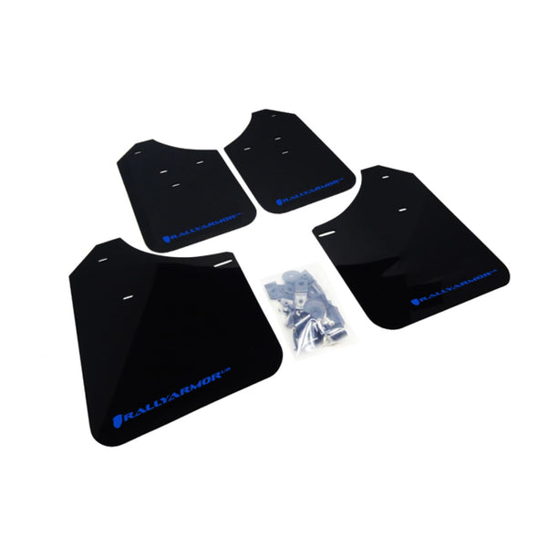 Rally Armor Mud Flaps | 02-07 Subaru WRX/STI - Black W/ Blue Logo - Accessories