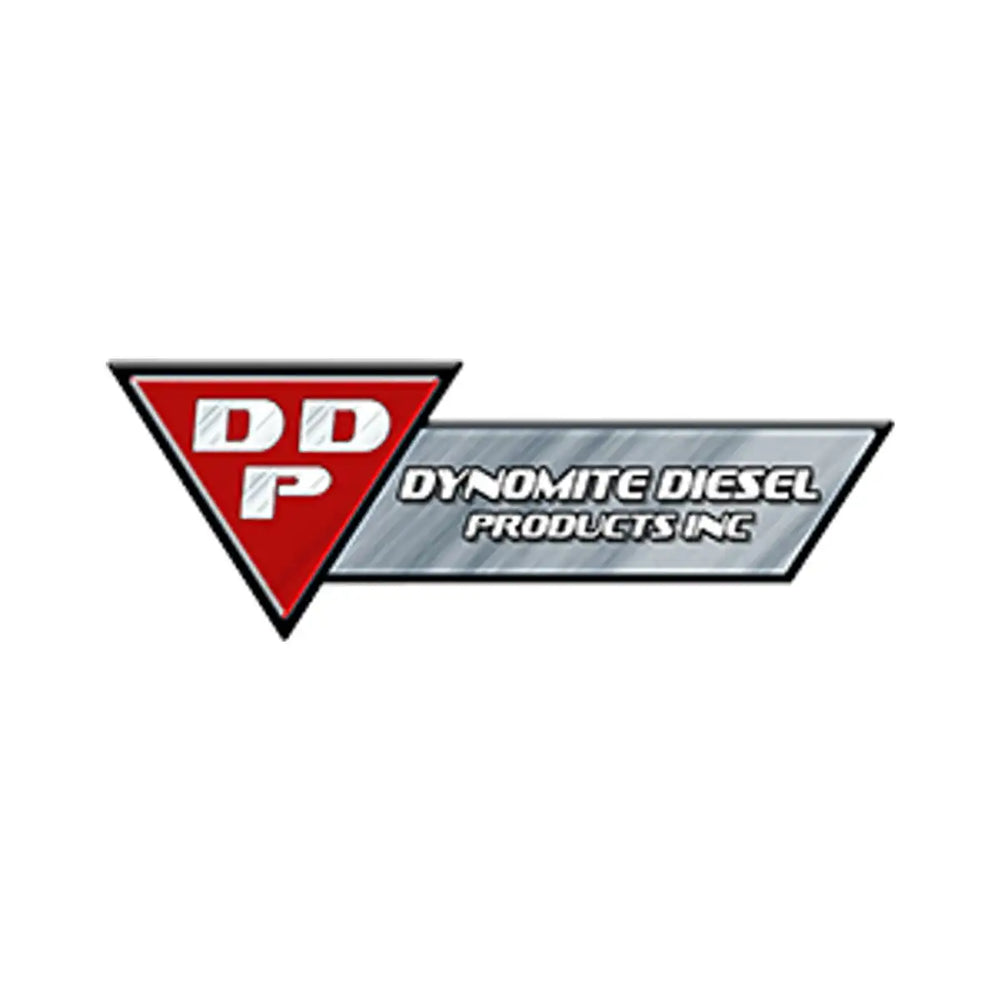 Red and silver logo for dynamite diesel products inc.