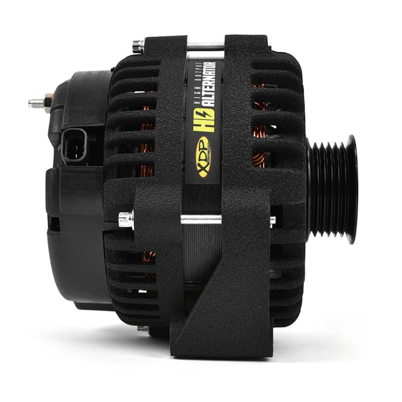 XDP Wrinkle Black HD High Output Alternator | 07.5-10 LMM Duramax - Alternators