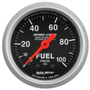 Autometer Sport Comp Fuel Pressure Gauge | Universal - Pillar Gauges & Mounts