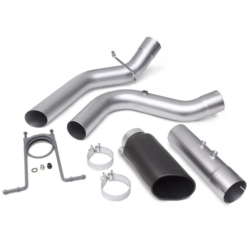 Banks 4 Monster Exhaust System | 17-19 L5P Duramax - Matte Black (Cerakote) - Exhaust Systems