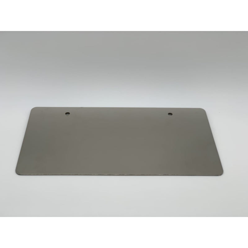 JDC Titanium Show License Plate (Show Purposes Only) - titanium hardware