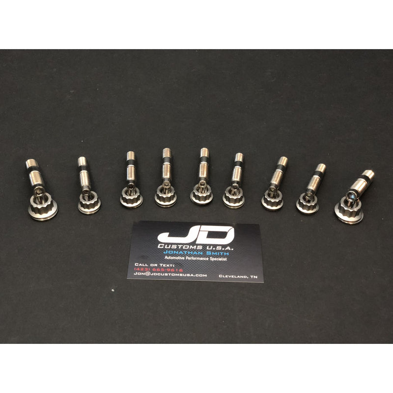 JDC Titanium Exhaust Manifold Stud Kit 2G DSM/ Evo 4-9 - JD Customs U.S.A