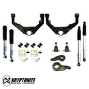 Kryptonite Stage 3 Leveling Kits | 01-10 GM 1500-3500 HD - Leveling Kits
