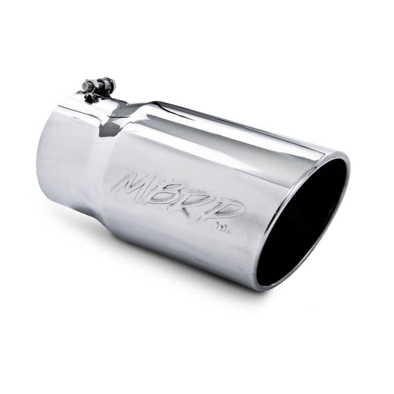 MBRP Polished Exhaust Tips | Universal - 5X6X12 Single Wall - Exhaust Tips
