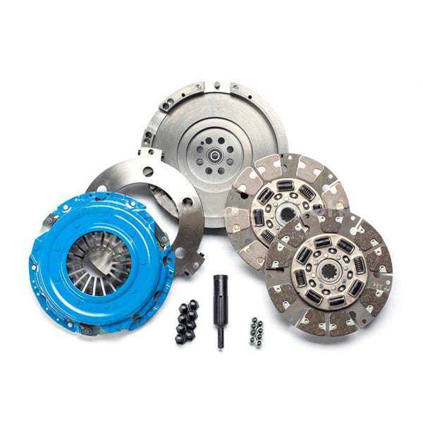 South Bend Street Dual Disc Clutch Kits | 01-05 GM Duramax - Organic/Ceramic (650HP/1300TQ) / No Thanks - Clutch Kits